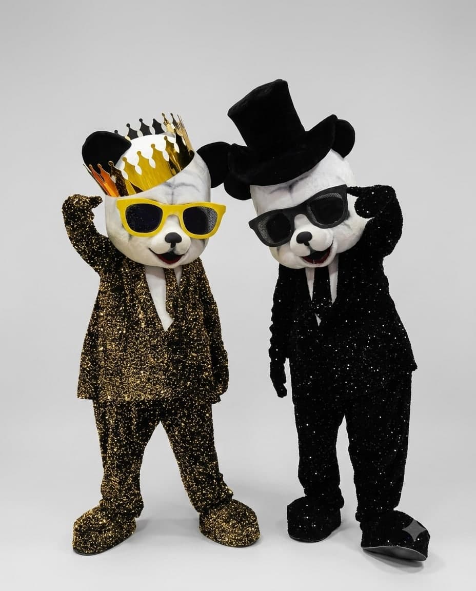 Panda «Gentlemen» (juftlik)